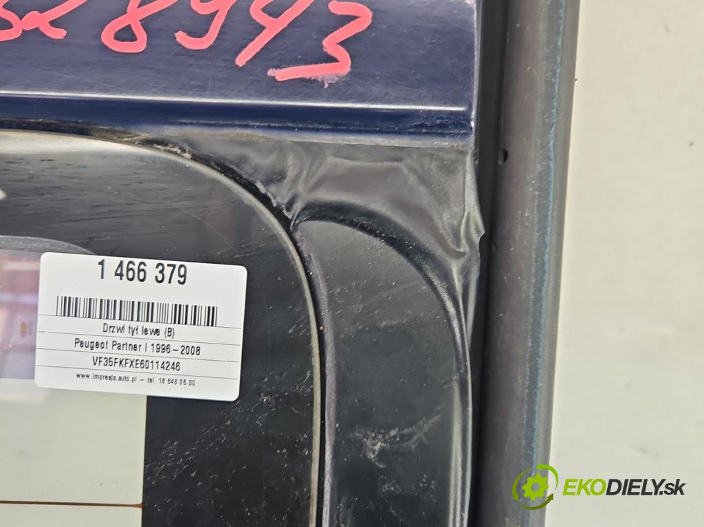 Peugeot Partner I 1996-2008 1.4 8V 75 HP manual 55 kW 1360 cm3 5- dvere zadné ľavé  (Kľučka dverí ostatné)