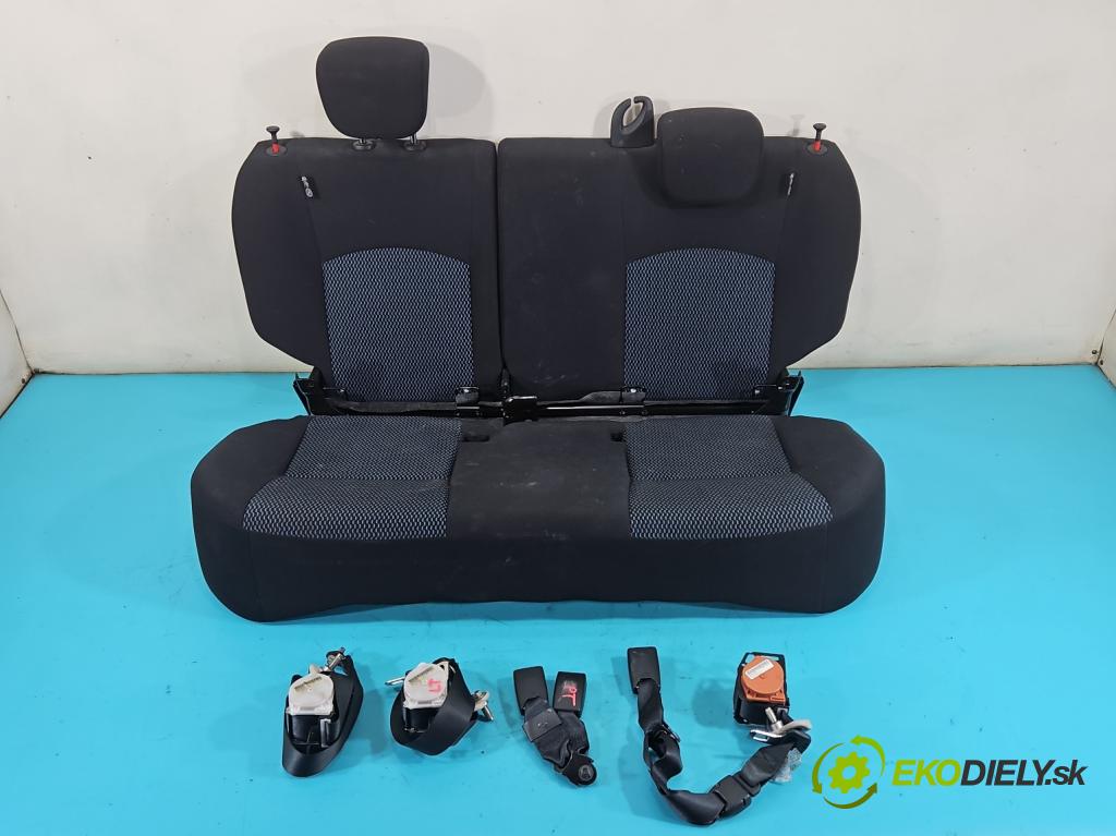 Nissan Note II 2012-2016 1.2 16V 80 HP manual 59 kW 1198 cm3 5- Pohovka: zadné  (Sedadlo)