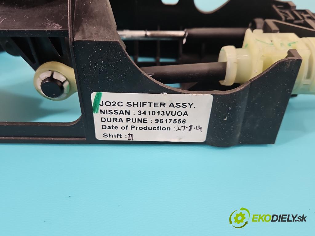 Nissan Note II 2012-2016 1.2 16V 80 HP manual 59 kW 1198 cm3 5- Páka: Změny: stupeň,rýchlosť 341013VUOA (Rýchlostná páka (kulisa))