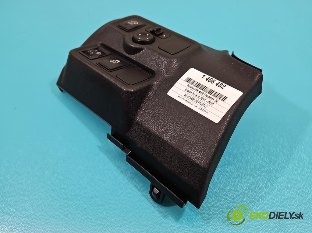 Nissan Note II 2012-2016 1.2 16V 80 HP manual 59 kW 1198 cm3 5- prepínač okien spätných zrkadiel 68485-3VV0A