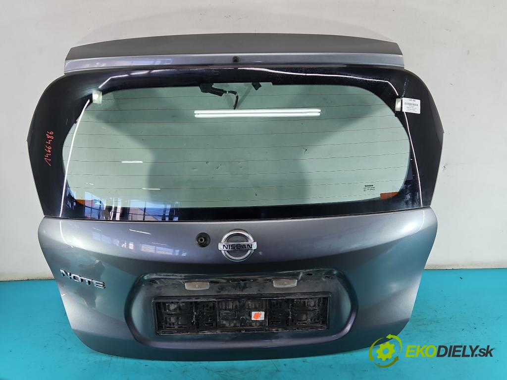 Nissan Note II 2012-2016 1.2 16V 80 HP manual 59 kW 1198 cm3 5- zadna kufor  (Kapota zadná (kufor))