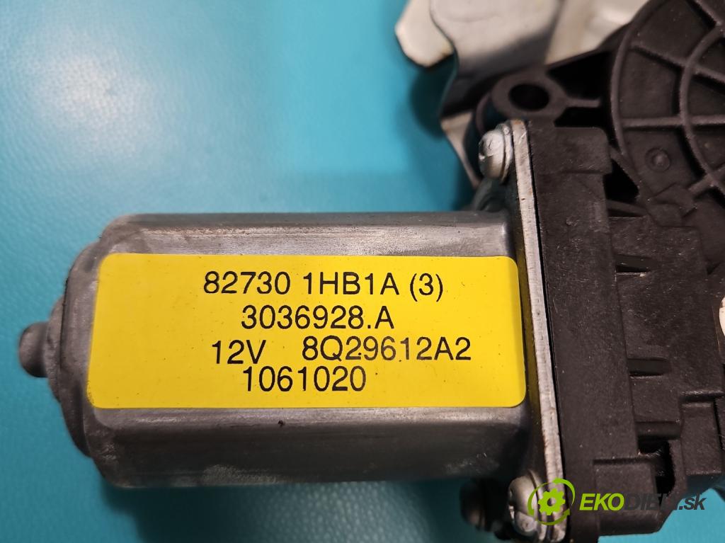 Nissan Note II 2012-2016 1.2 16V 80 hp manual 59 kW 1198 cm3 5- mechanismus stahování zadní levý 3036928A