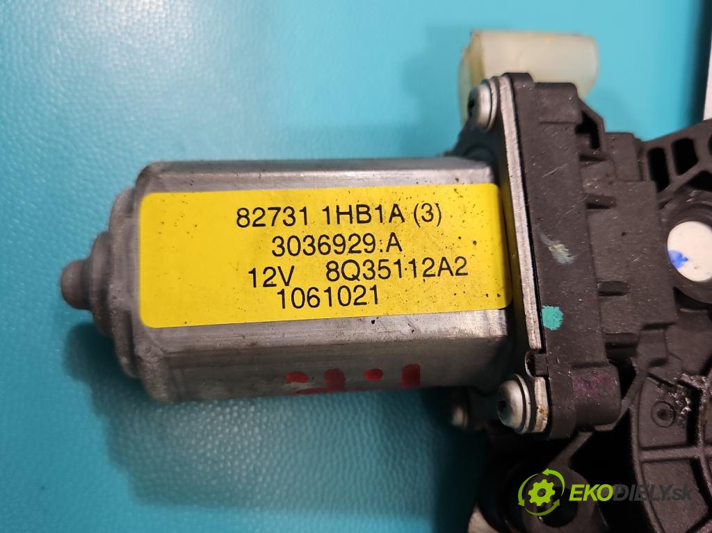 Nissan Note II 2012-2016 1.2 16V 80 hp manual 59 kW 1198 cm3 5- mechanismus stahování zadní pravý 827311HB1A