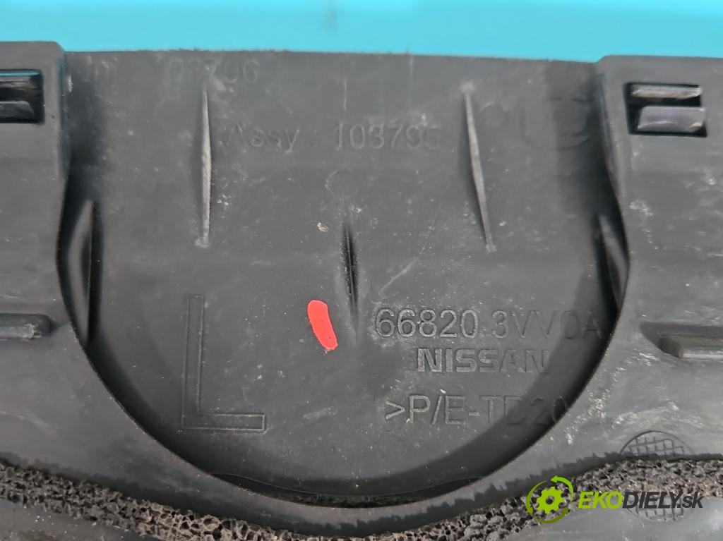 Nissan Note II 2012-2016 1.2 16V 80 HP manual 59 kW 1198 cm3 5- torpédo 668203VV0A (Torpédo (plast pod čelným sklom))