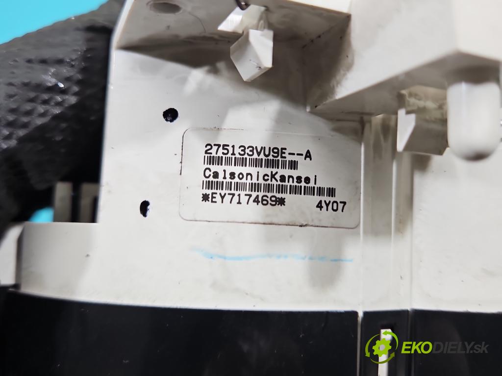 Nissan Note II 2012-2016 1.2 16V 80 HP manual 59 kW 1198 cm3 5- panel kúrenia 275133VU9E