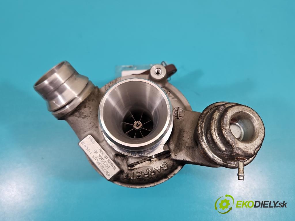 Opel Astra V  2015- 1.6 cdti 110 hp manual 81 kW 1598 cm3 5- Turbodmychadlo 814698-4 (Kompletní turbodmychadlo)