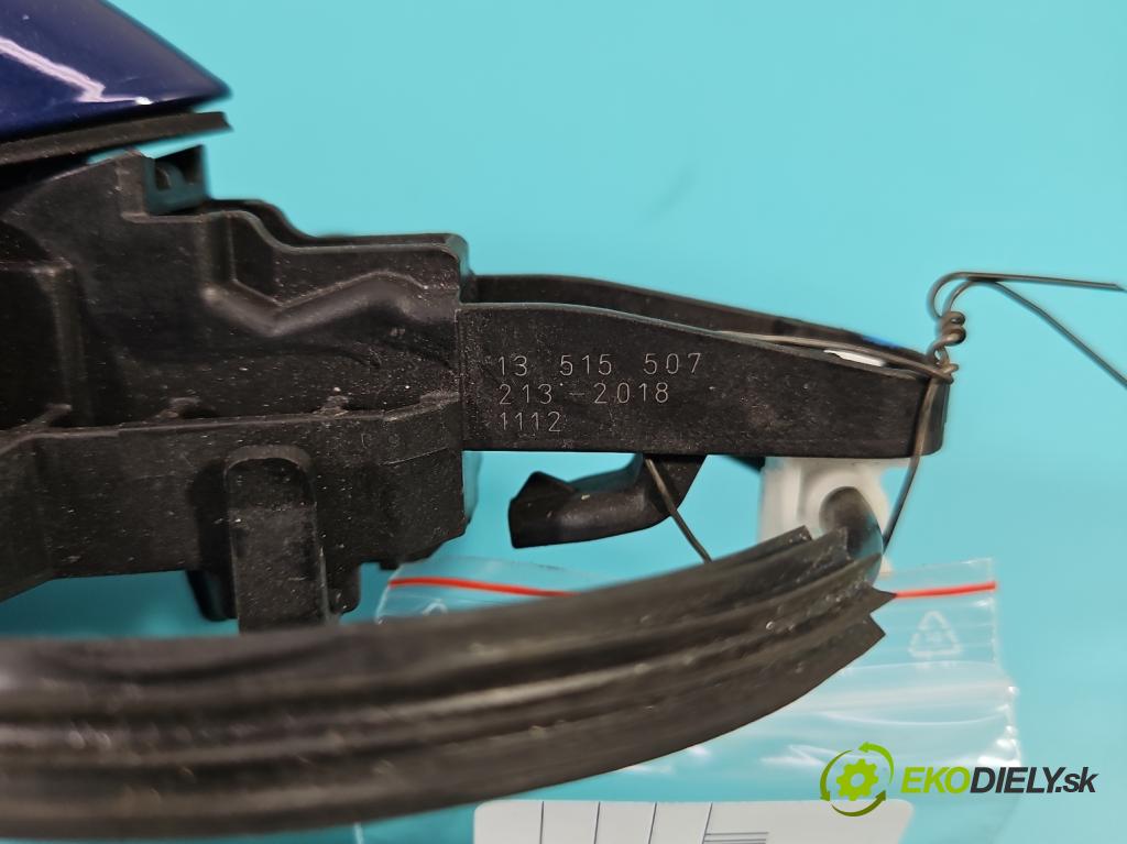 Opel Astra V  2015- 1.6 cdti 110 HP manual 81 kW 1598 cm3 5- rukoväť predné ľavé mimo: 13515507 (Kľučka dverí vonkajšia predná ľavá)