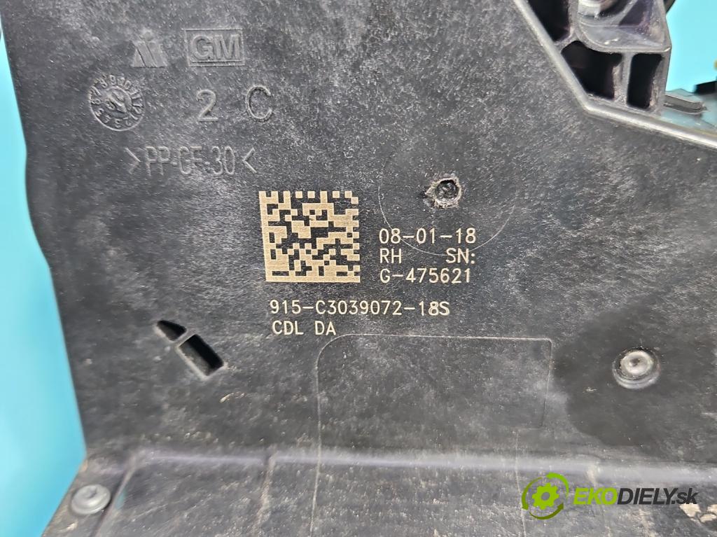 Opel Astra V 2015- 1.6 cdti 110 hp manual 81 kW 1598 cm3 5- zámek přední pravý