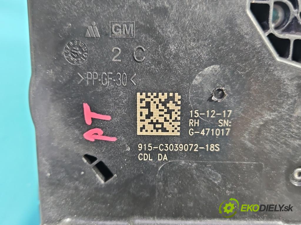 Opel Astra V 2015- 1.6 cdti 110 hp manual 81 kW 1598 cm3 5- zámek zadní pravý 13598385