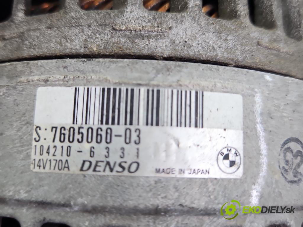 Bmw 1 F20 2011-2019 1.6 T 136 HP manual 100 kW 1598 cm3 5- Alternator 7605060 (Alternátor)