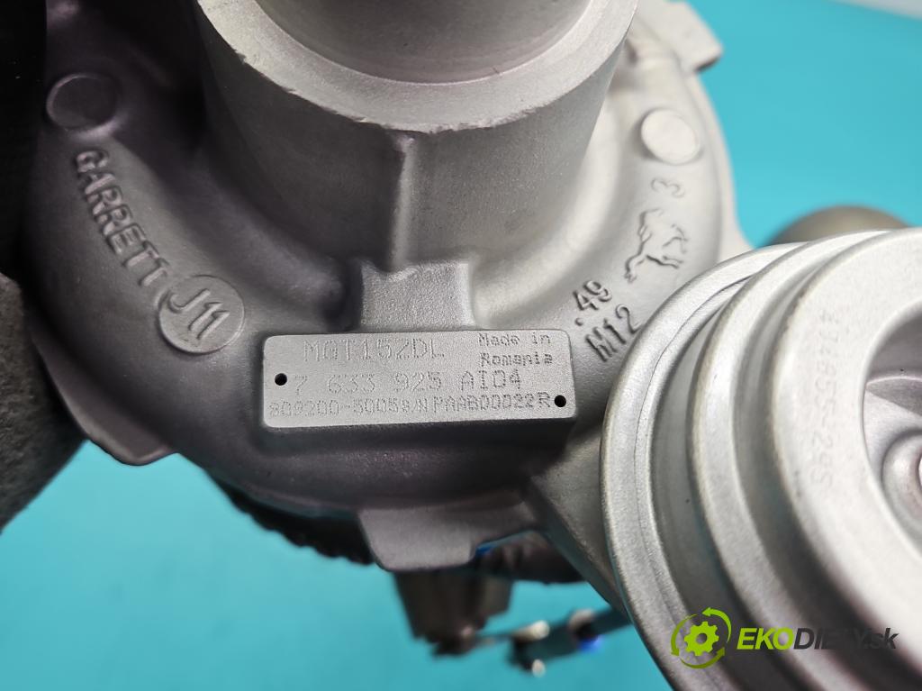 Bmw 1 F20 2011-2019 1.6 T 136 HP manual 100 kW 1598 cm3 5- turbodúchadlo, turbo repasovaná 809200-5005