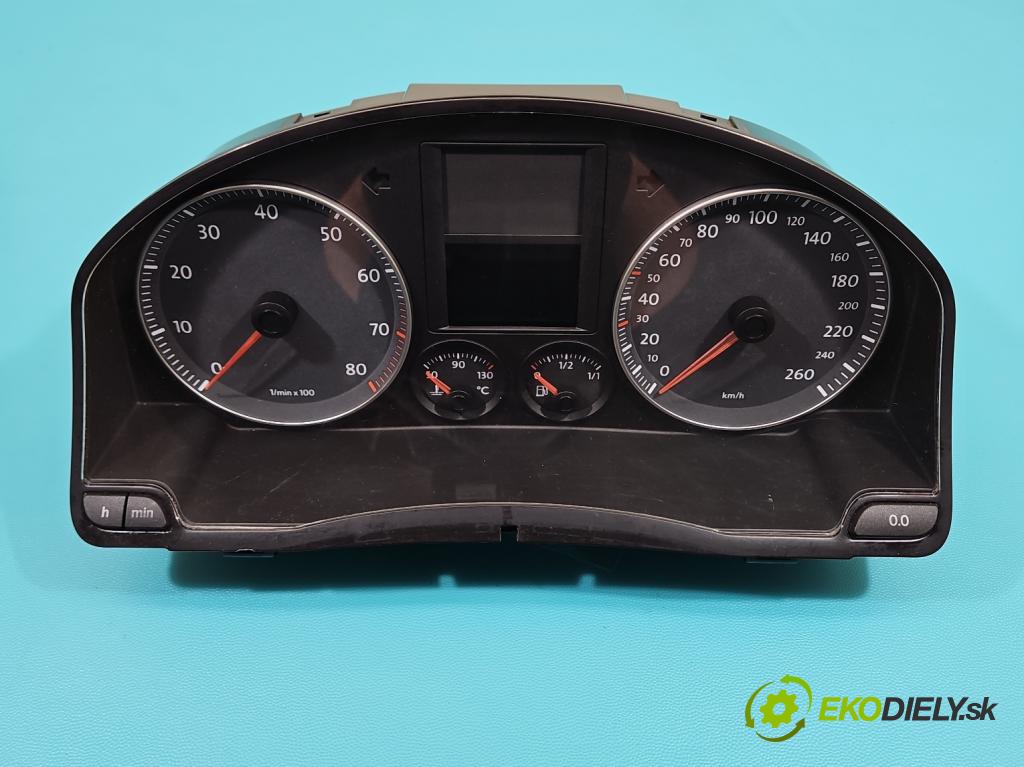 Vw Golf V 2003-2009 1.6 SR 102 HP manual 75 kW 1595 cm3 5- prístrojovka/ budíky 1K0920863A (Prístrojová doska)