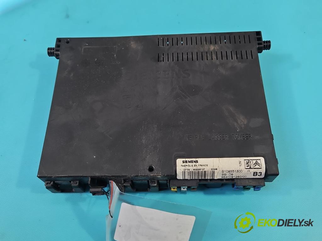 Peugeot 406 2.0 hdi 90 hp manual 66 kW 1997 cm3 5- řídící jednotka 9640091280