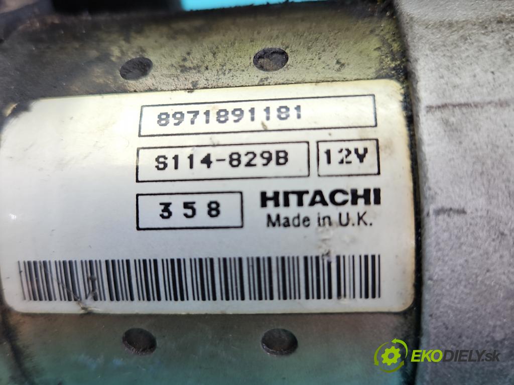 Opel Astra II 1998-2009 1.7 dti 75 HP manual 55 kW 1686 cm3 5- štartér 8971891181 (Štartér)