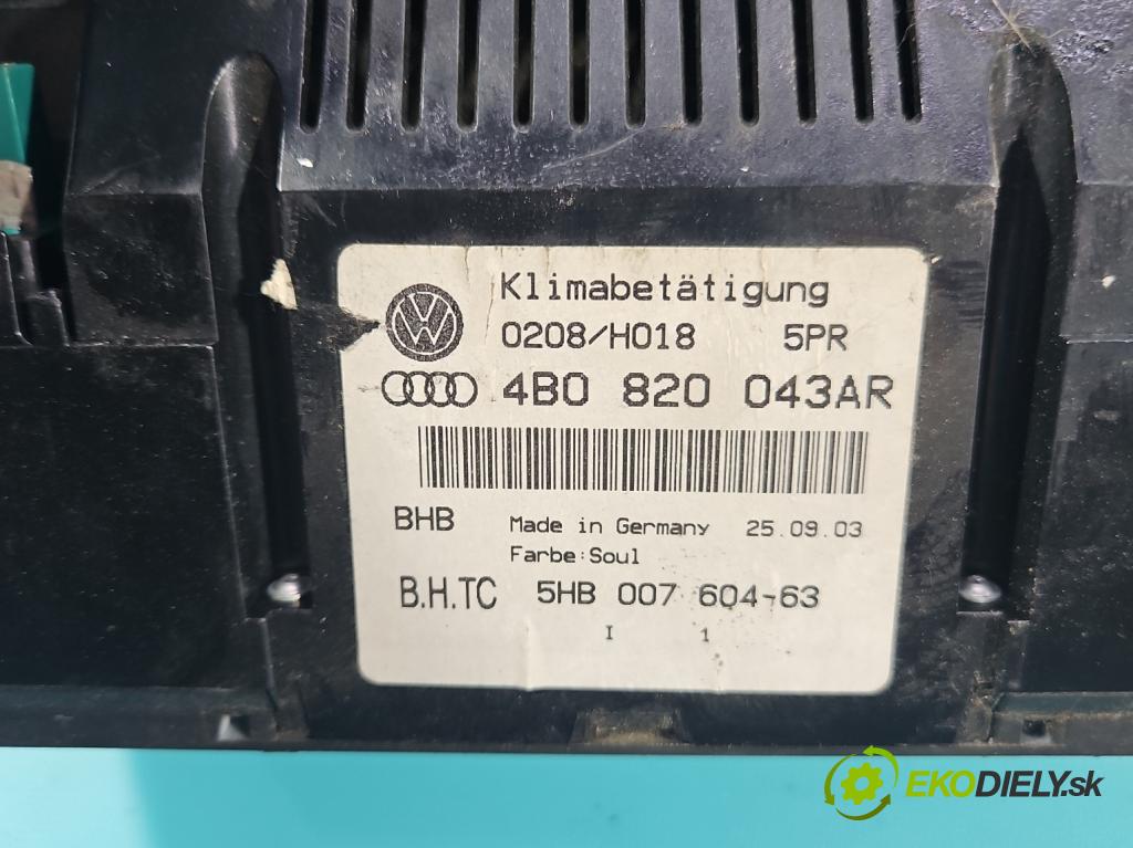 Audi A6 C5 1997-2004 2.5 tdi 179KM automatic 132 kW 2496 cm3 5- panel kúrenia 4B0820043AR