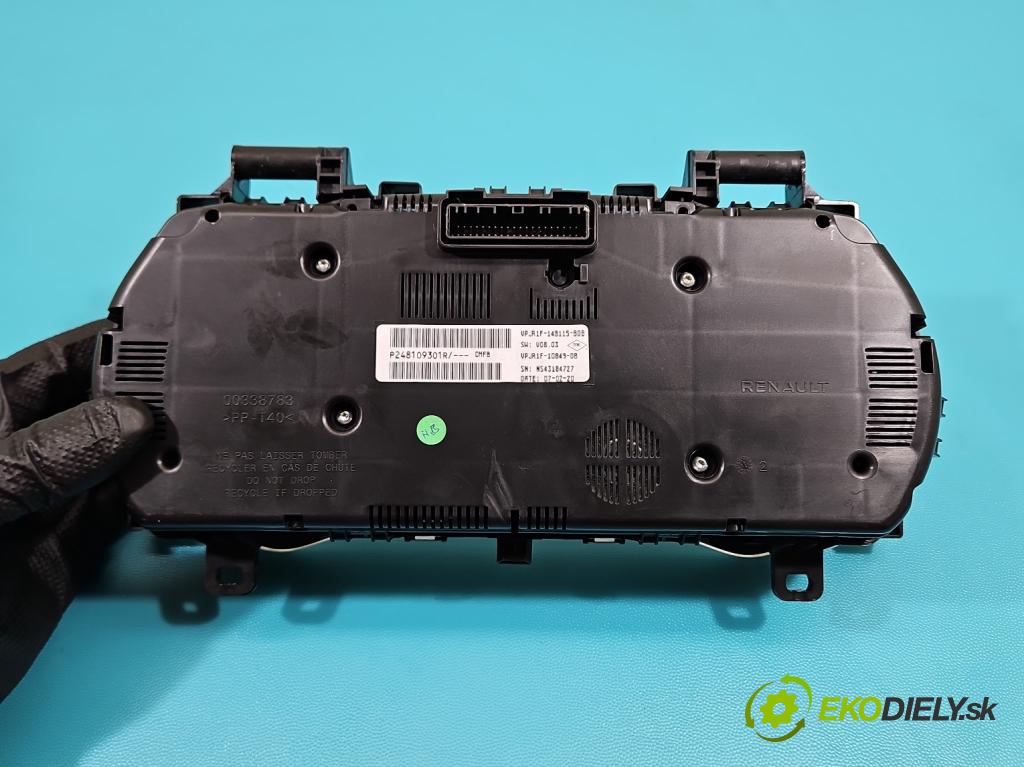 Renault Clio V 2019- 1.3 Tce 131 HP automatic 96 kW 1332 cm3 5- prístrojovka/ budíky P248109301R (Prístrojová doska)