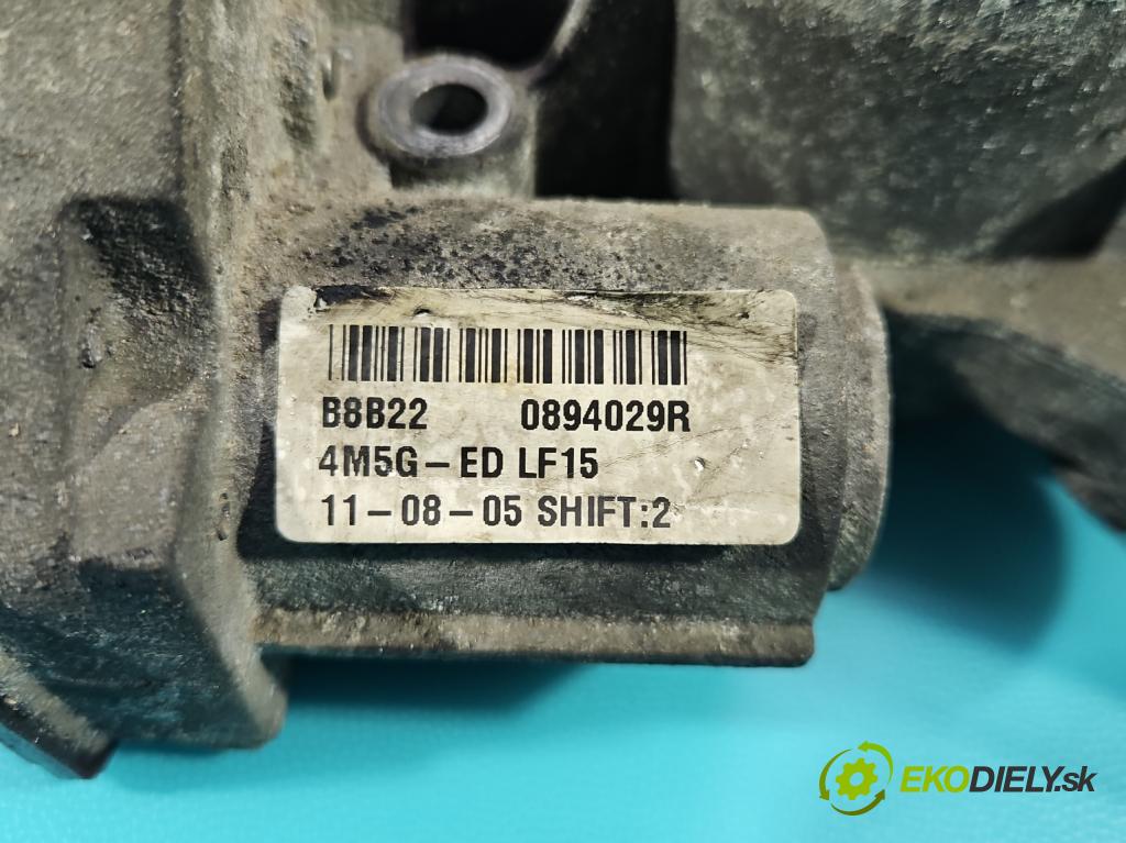 Ford C-Max I 2003-2010 2.0 16V 145 HP manual 107 kW 1999 cm3 5- klapka 4M5G-ED (Škrtiaca klapka)