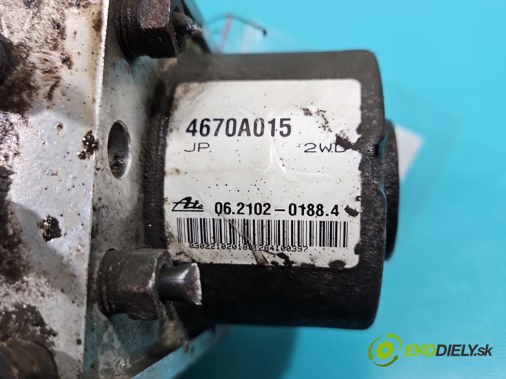 Mitsubishi Grandis 2.4 16V 165 hp automatic 121 kW 2378 cm3 5- čerpadlo abs 4670A015 (Pumpy brzdové)