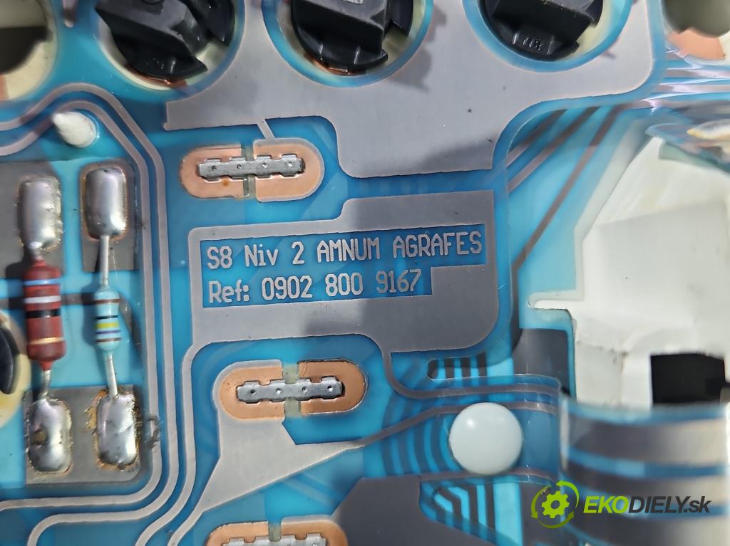 Citroen Saxo 1.1 60 HP manual 44 kW 1124 cm3 3- prístrojovka/ budíky 9627933380 (Prístrojová doska)