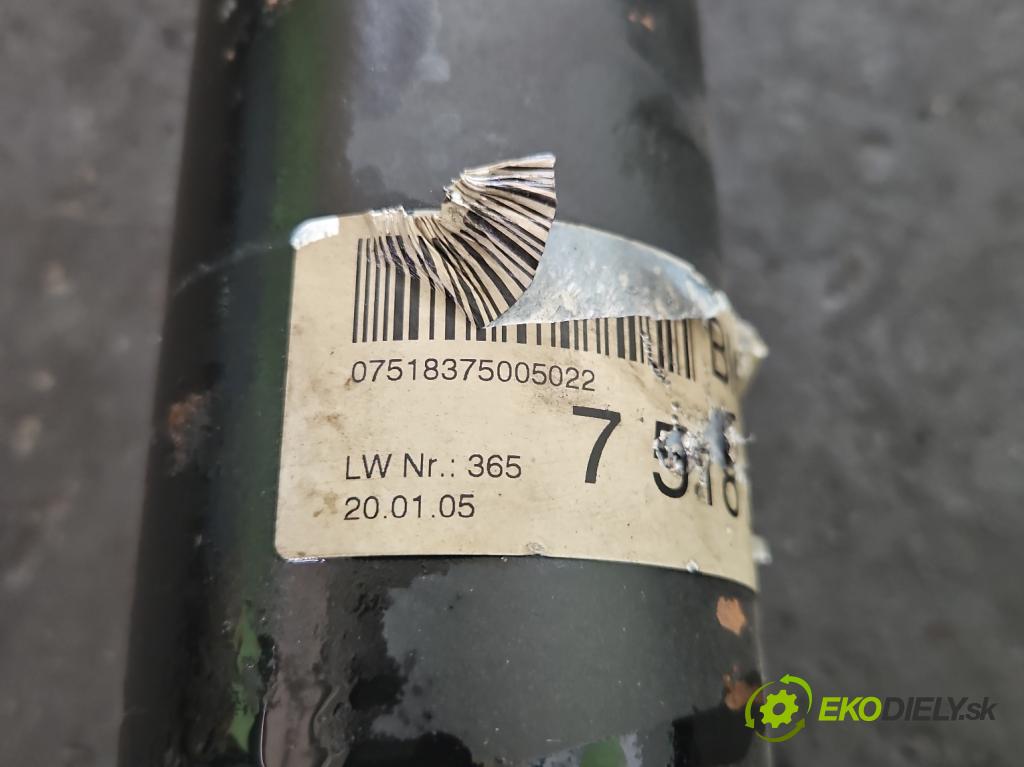 Bmw 3 E46 1998-2007 2.0d 150 HP automatic 110 kW 1995 cm3 5- Hřídel: zadné 7518375 (Kardaňový hriadeľ)