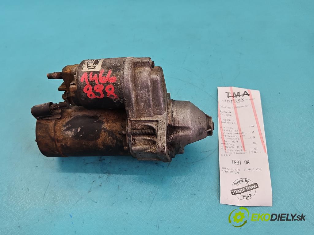 Opel Astra I 1991-2002 1.6 16V 101 HP manual 74 kW 1598 cm3 4- štartér  (Štartér)