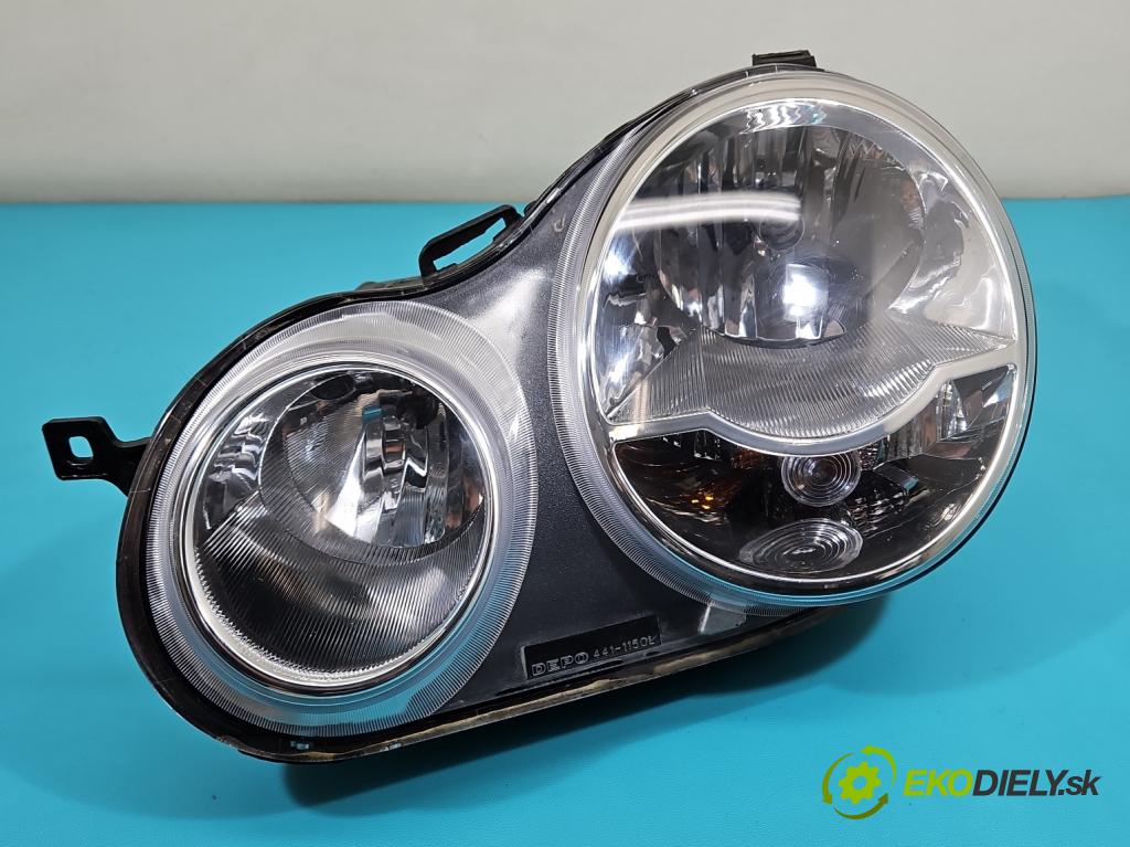 Vw Polo IV 9N 2001-2009 1.9 sdi 64 HP manual 47 kW 1896 cm3 5- Reflektor: pravý  (Svetlo predné pravé)