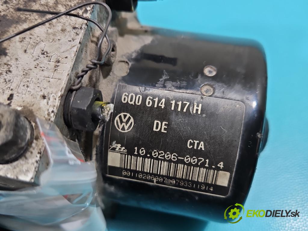 Vw Polo IV 9N 2001-2009 1.9 sdi 64 hp manual 47 kW 1896 cm3 5- čerpadlo abs 6Q0614117H (Pumpy brzdové)