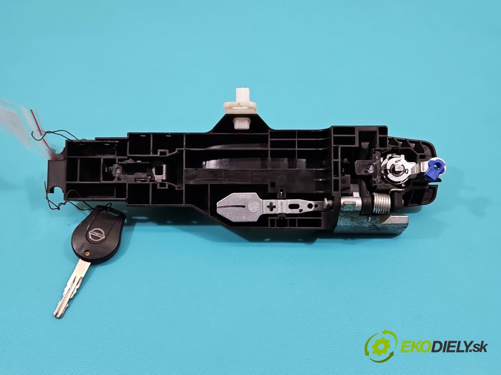 Nissan Note II 2012-2016 1.2 16V 80 HP manual 59 kW 1198 cm3 5- rukoväť predné ľavé mimo:  (Kľučka dverí vonkajšia predná ľavá)