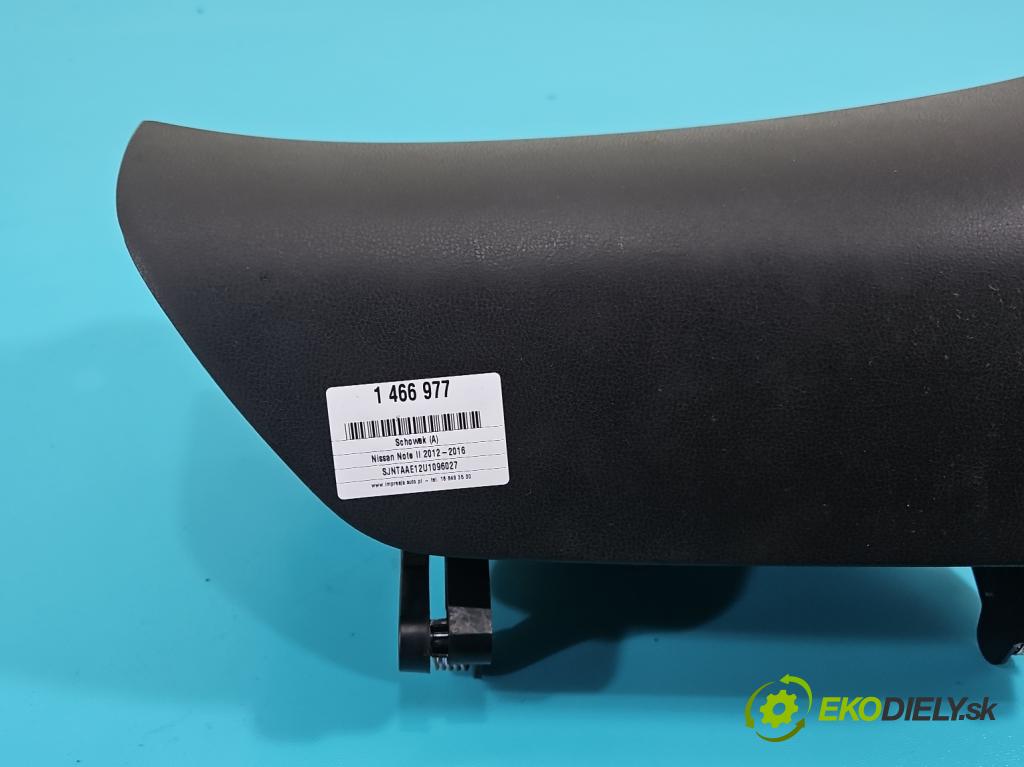 Nissan Note II 2012-2016 1.2 16V 80 hp manual 59 kW 1198 cm3 5- kastlík 68560-3VV0A