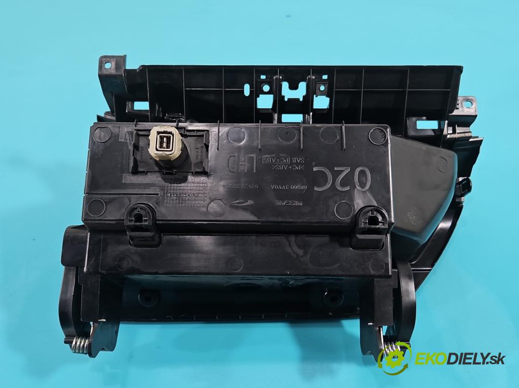 Nissan Note II 2012-2016 1.2 16V 80 hp manual 59 kW 1198 cm3 5- kastlík 68560-3VV0A