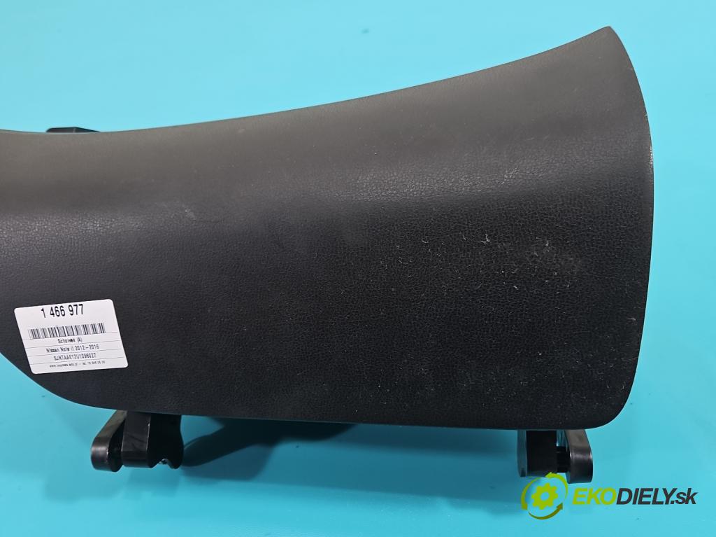 Nissan Note II 2012-2016 1.2 16V 80 hp manual 59 kW 1198 cm3 5- kastlík 68560-3VV0A
