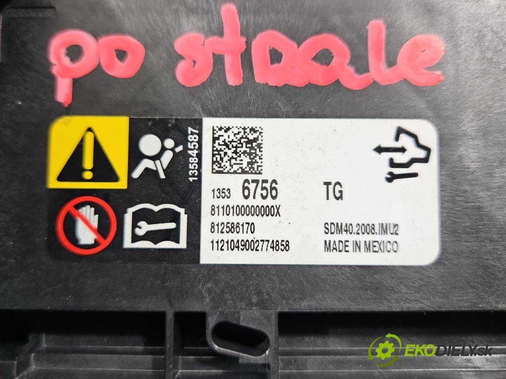 Opel Insignia B 2017-2022 2.0 cdti 174 HP automatic 128 kW 1995 cm3 5- riadiaca jednotka vankúše: 8110100000000X