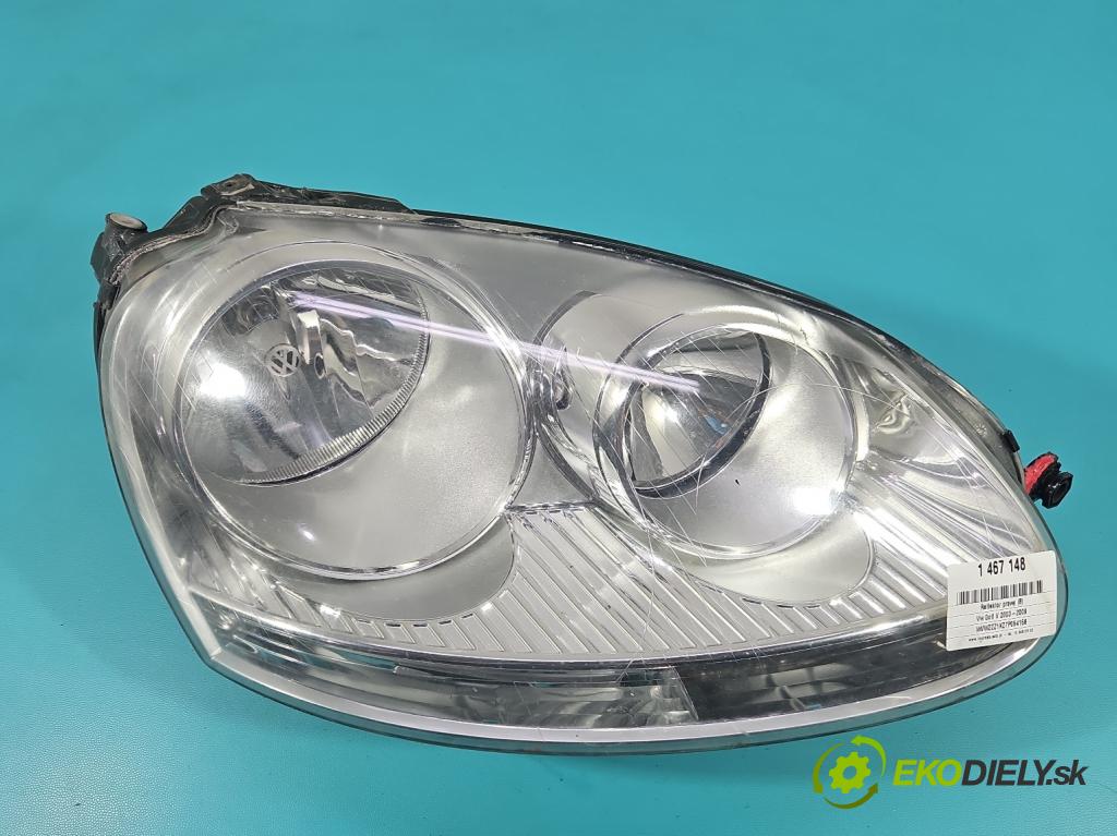 Vw Golf V 2003-2009 1.6 SR 102 HP manual 75 kW 1595 cm3 5- Reflektor: pravý 1K6941006N (Svetlo predné pravé)