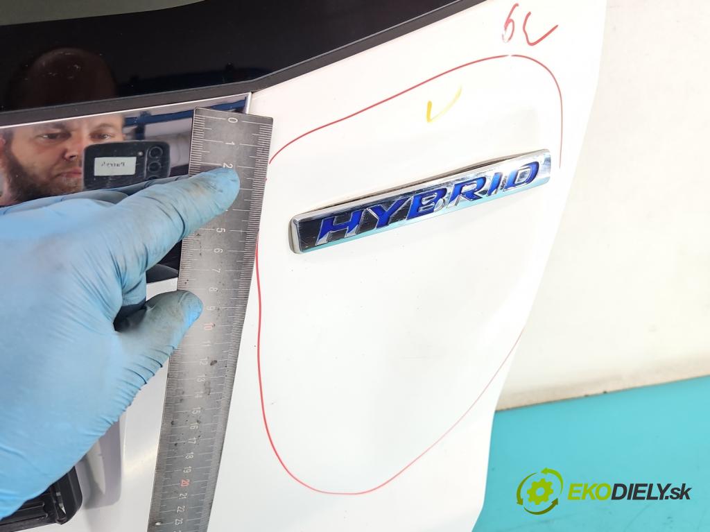 Honda Jazz III 2008-2014 1.3 16V 88 hp automatic 65 kW 1339 cm3 5- zadní kufrové dveře  (Zadní kapota (kufr))