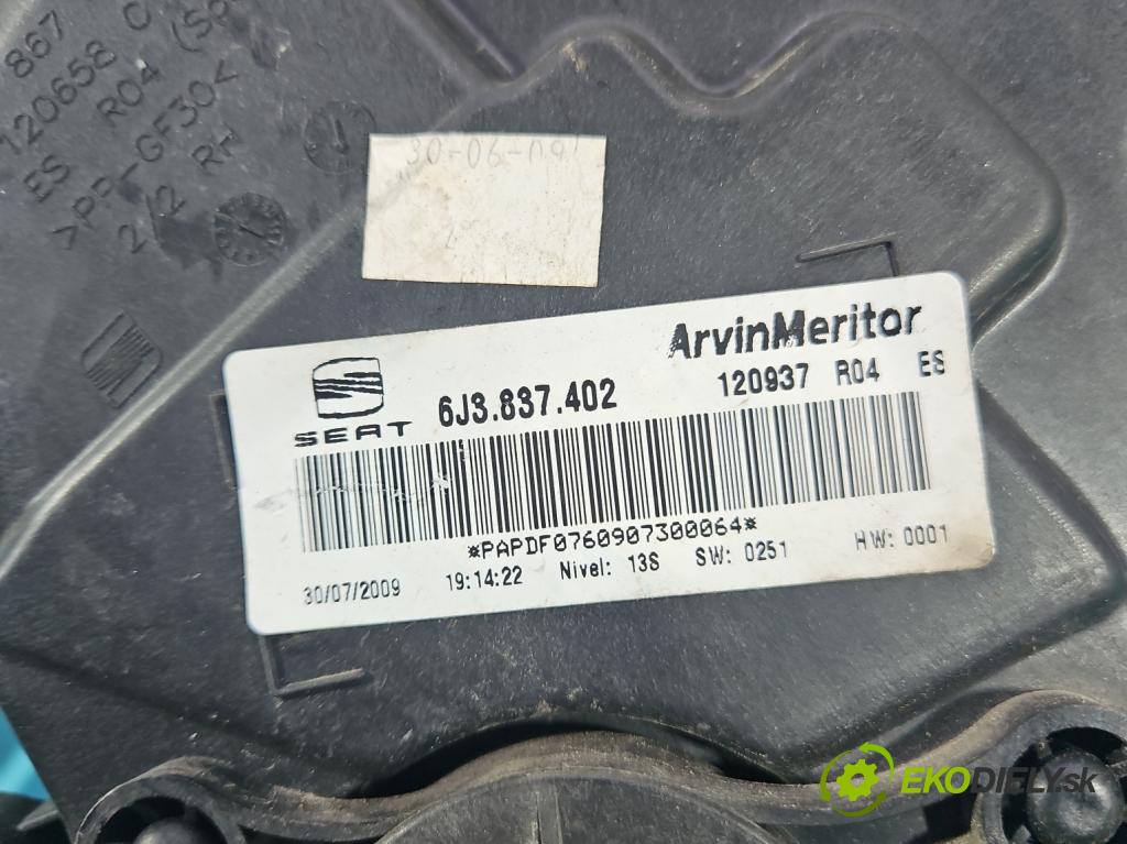 Seat Ibiza IV 6J 2008-2017 1.4 16V 86 hp manual 63 kW 1390 cm3 3- mechanismus stahování přední pravý 6R0959802B