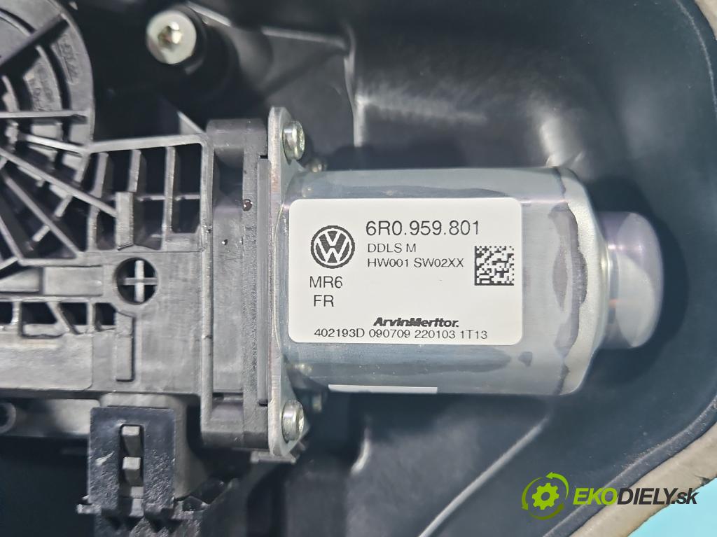 Seat Ibiza IV 6J 2008-2017 1.4 16V 86 hp manual 63 kW 1390 cm3 3- mechanismus stahování přední levý 6R0959801