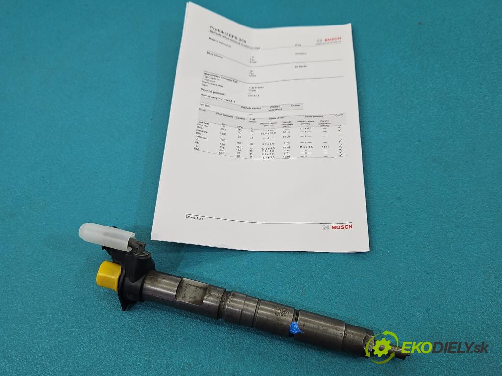 Toyota Yaris III 2011-2020 1.4 D4D 90 HP manual 66 kW 1364 cm3 5- vstrek 0445116054 (Vstrekovač paliva)