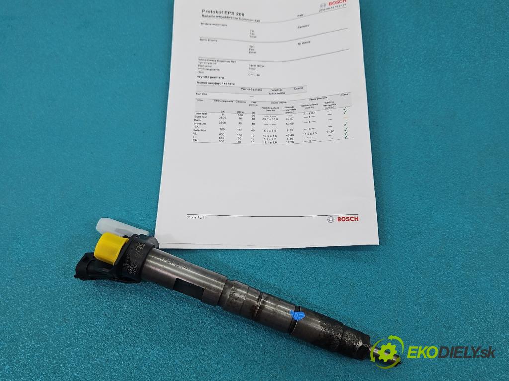 Toyota Yaris III 2011-2020 1.4 D4D 90 HP manual 66 kW 1364 cm3 5- vstrek 0445116054 (Vstrekovač paliva)