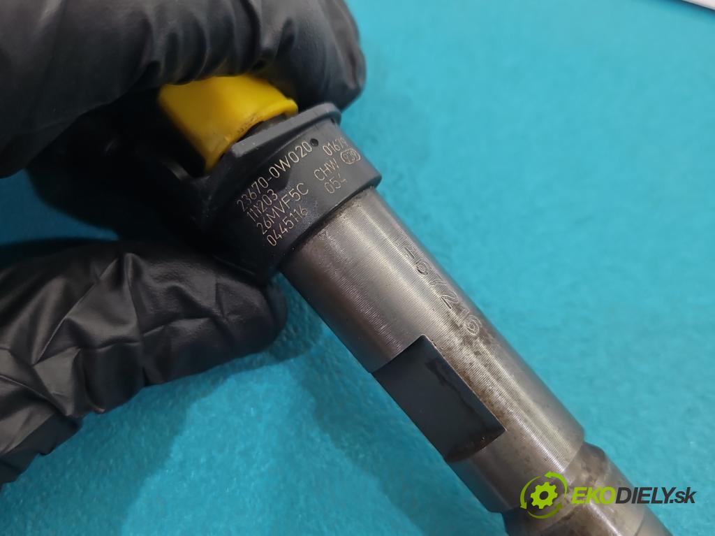 Toyota Yaris III 2011-2020 1.4 D4D 90 HP manual 66 kW 1364 cm3 5- vstrek 0445116054 (Vstrekovač paliva)