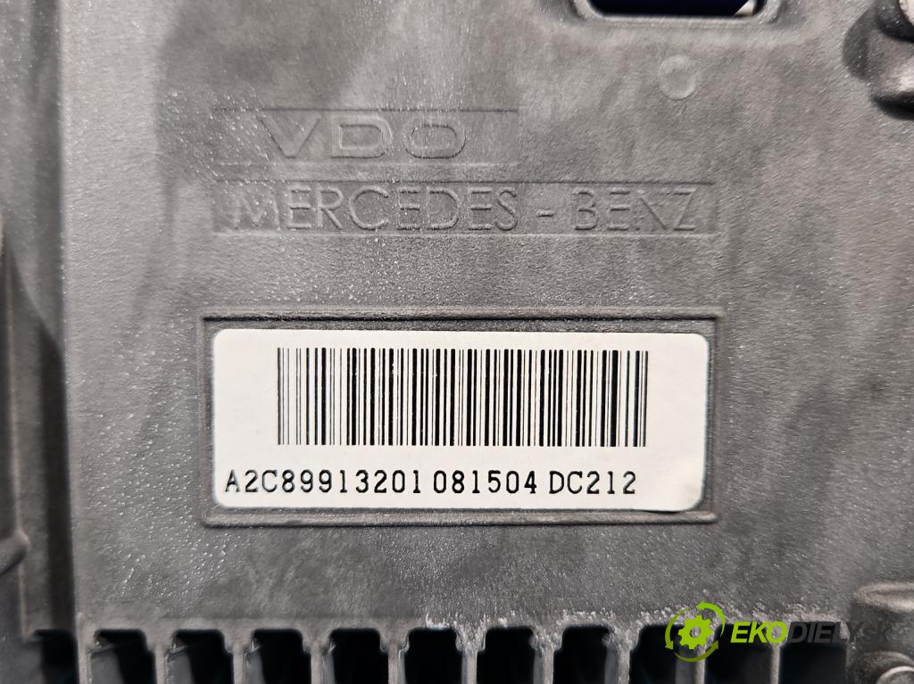 Mercedes E W212 2009-2016 2,2.0 cdi (651924) 136hp automatic 100 kW 2143 cm3 5- displej A2129007928 (Přístrojové desky, displeje)