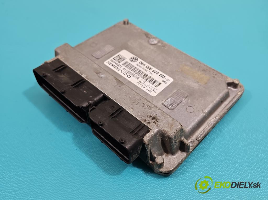 Vw Golf V 2003-2009 1.6 SR 102 HP manual 75 kW 1595 cm3 5- riadiaca jednotka motora 06A906033EM