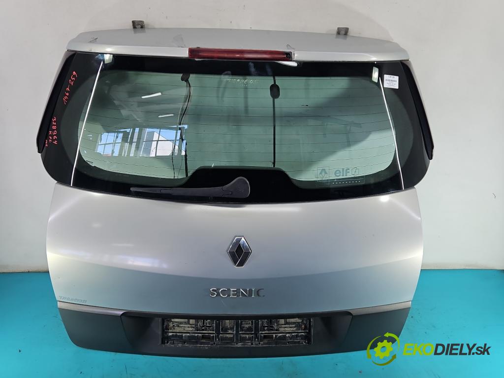 Renault Scenic II 2003-2009 1.6 16V 113 hp manual 83 kW 1598 cm3 5- zadní kufrové dveře  (Zadní kapota (kufr))