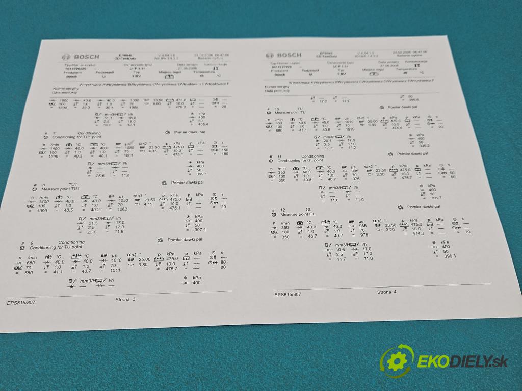 Audi A4 B7 2004-2008 2.0 tdi 140 hp automatic 103 kW 1968 cm3 5- vstřikovací čerpadlo 0414720229 (Vstřikovač paliva)
