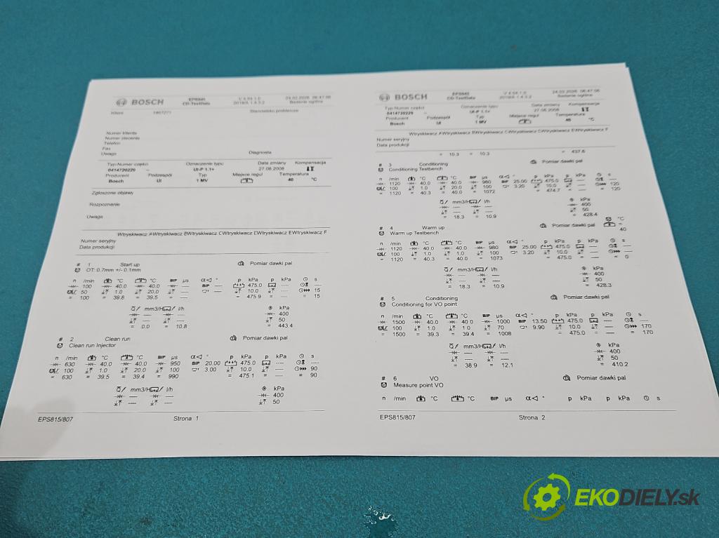 Audi A4 B7 2004-2008 2.0 tdi 140 hp automatic 103 kW 1968 cm3 5- vstřikovací čerpadlo 0414720229 (Vstřikovač paliva)