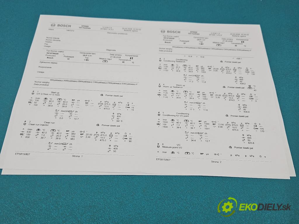 Audi A4 B7 2004-2008 2.0 tdi 140 hp automatic 103 kW 1968 cm3 5- vstřikovací čerpadlo 0414720229 (Vstřikovač paliva)