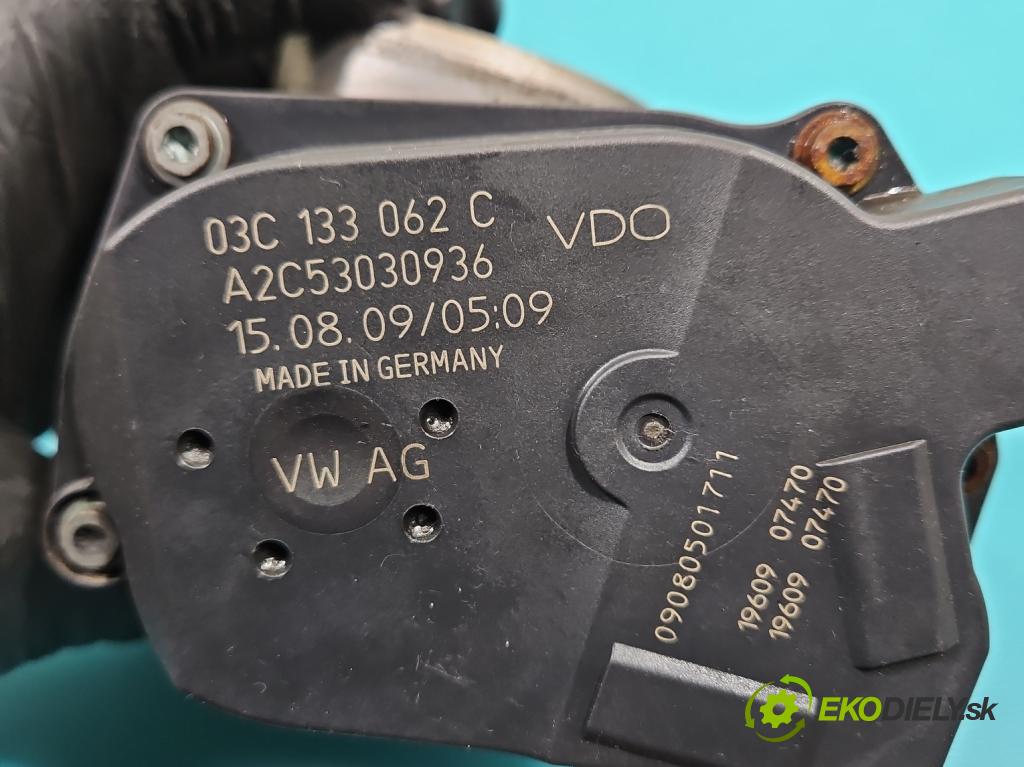 Seat Ibiza IV 6J 2008-2017 1.4 16V 86 HP manual 63 kW 1390 cm3 3- klapka 03C133062C (Škrtiaca klapka)