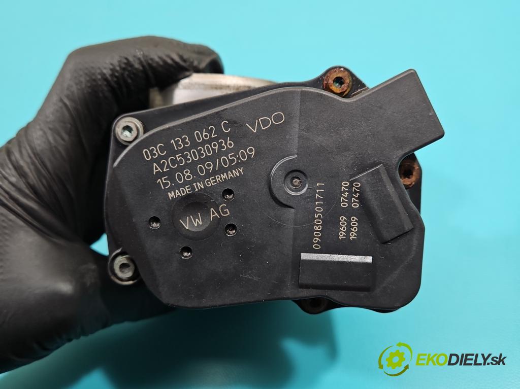 Seat Ibiza IV 6J 2008-2017 1.4 16V 86 HP manual 63 kW 1390 cm3 3- klapka 03C133062C (Škrtiaca klapka)