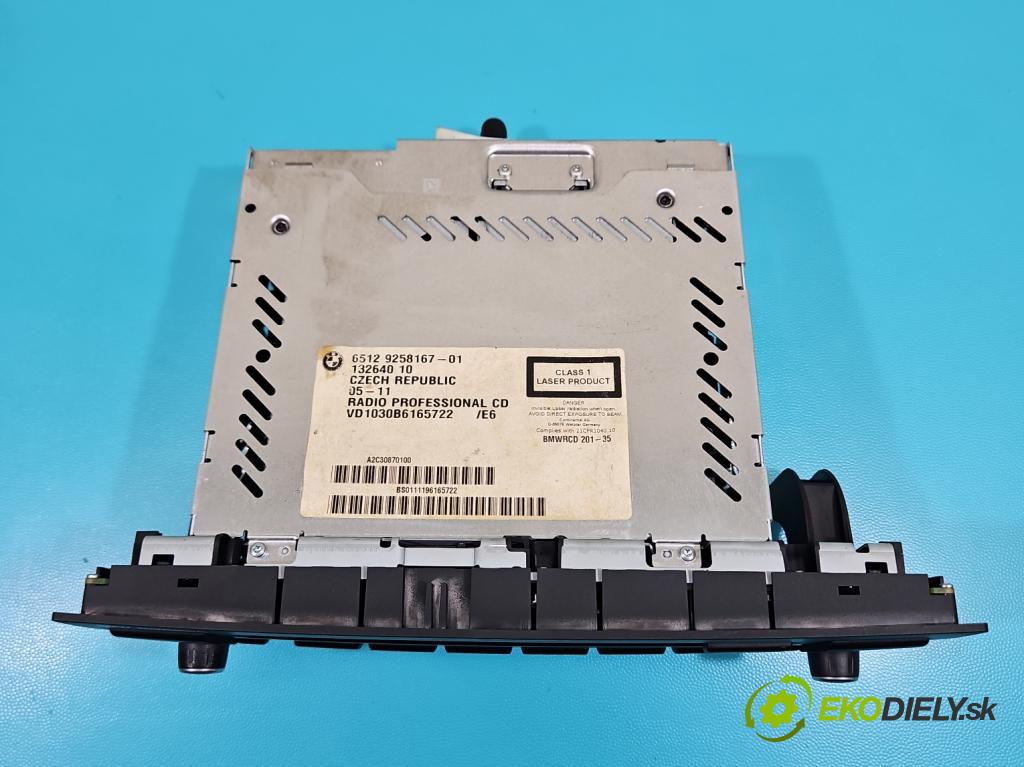 Bmw 3 E90 2005-2013 2.0d 184hp automatic 135 kW 1995 cm3 5- Radio originál 9258167