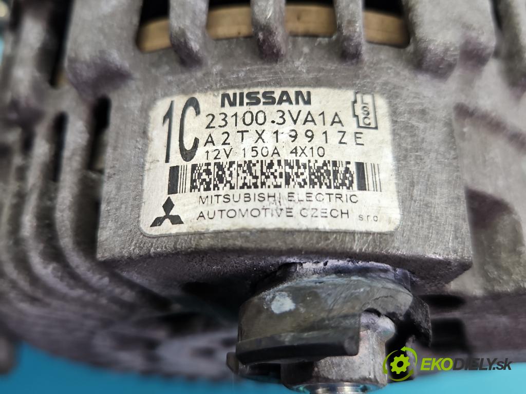 Nissan Note II 2012-2016 1.2 16V 80 HP manual 59 kW 1198 cm3 5- Alternator 23100-3VA1A (Alternátor)