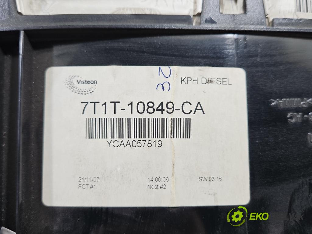 Ford Transit connect 1.8 tdci 110 HP manual 81 kW 1753 cm3 5- prístrojovka/ budíky 7T1T-10849-CA (Prístrojová doska)